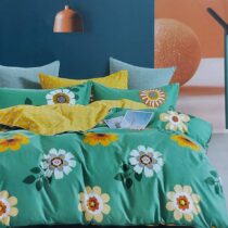 Ensemble housse de couette 100% coton-3 places.
