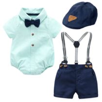 Ensemble Bébé Garçon - Culotte - Polo - Chapeau - 6 à 12 mois