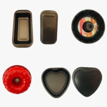 Moules à Gâteaux - Rond - Rectangle - Cœur - 3 pièces