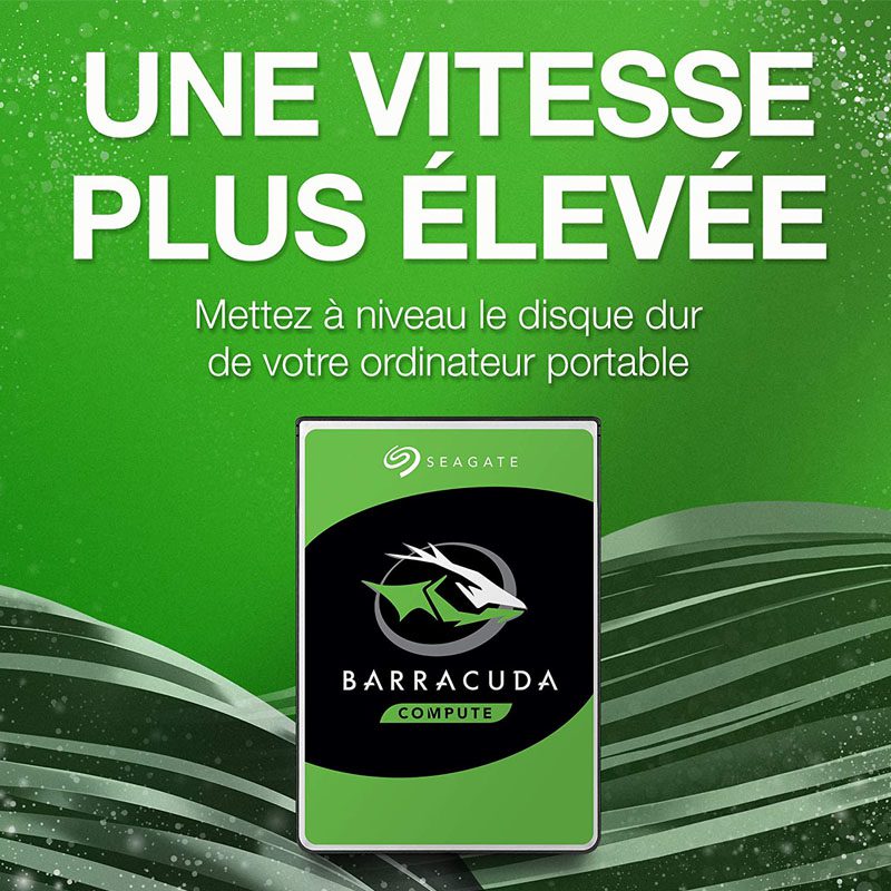 DD Seagate Barracuda 1 To Vitesse + Elevée