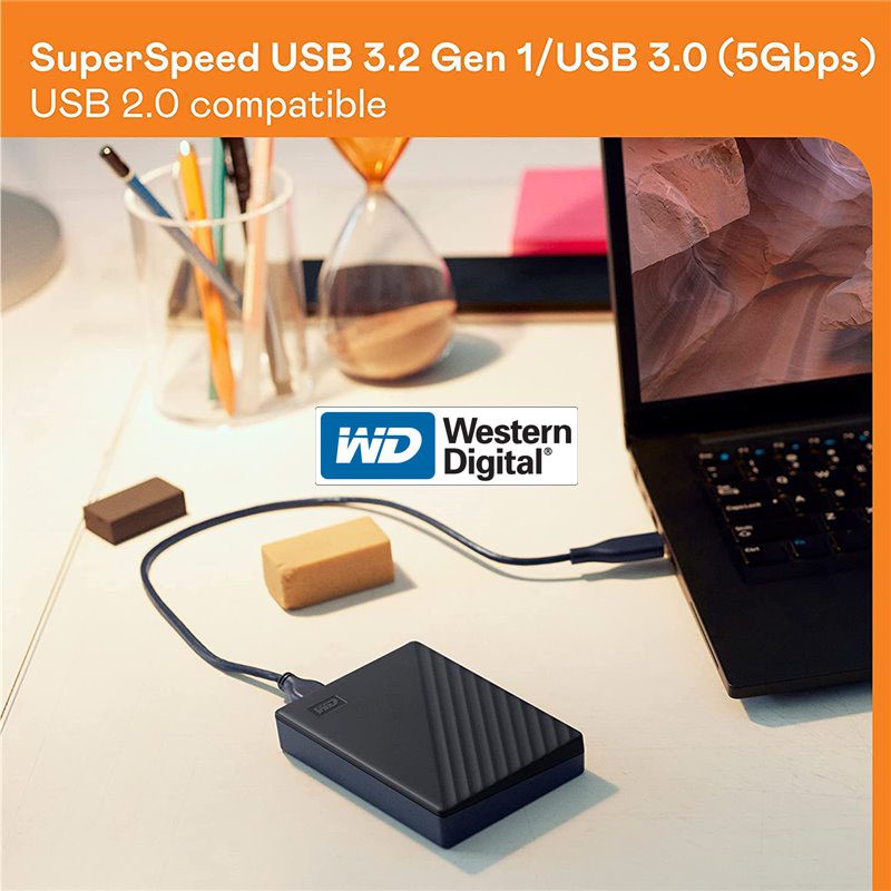 Disque Dur WD My Passport 4 To en situation