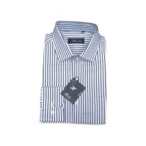 Chemise homme Rayée longues manches - 100% coton - CBF