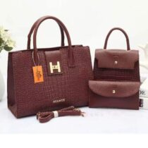 Sac à main HERMES - 3 en 1 – Générique - Collection - Bordeaux