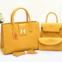 Sac à main HERMES - 3 en 1 – Générique - Collection - Jaune