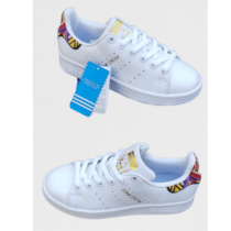 Basket STAN SMITH -UNISEX - Pointures 36 a 38 - Générique - blanc & rouge