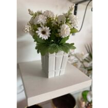 Pot de Fleurs Artificielles Santini Blanc