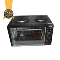 Micro-onde - Su Tai - 2 Foyers intégrés - 30L - 3100W - Noir - Garantie 3 mois