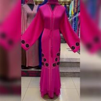 Robe Femme Abaya - longues manches avec hijab