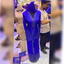 Robe Femme Abaya - longues manches avec hijab