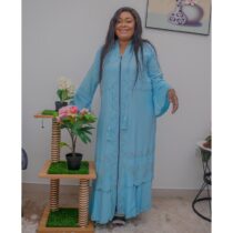 Robe Femme Abaya - longues manches avec fermeture