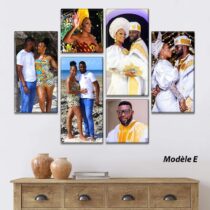 Tableau personnalisé - Ensemble 6 pièces - Modèle E