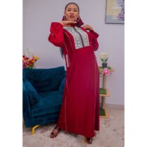 Robe Femme Abaya - longues manches avec hijab