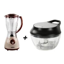 PACK Mixeur Blender minMax 450W - 2 bols + Hachoir Manuel 450 ml