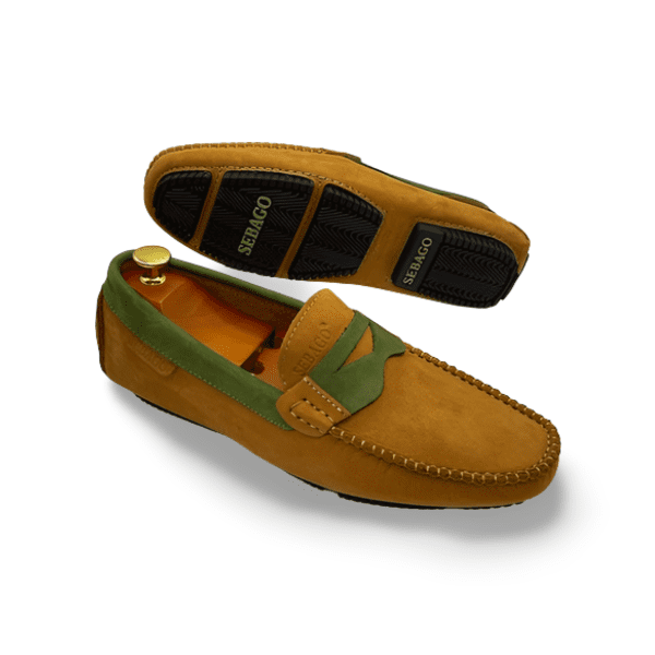 Mocassin_calvin klein_en_daim Mocassin calvin klein en daim