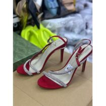 Talons escarpins avec strasses - Pointures 37 à 40 - Rouge