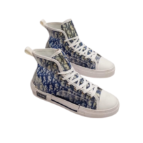 Basket_montante_mixte_Dior_blanc_bleue_40_à_44