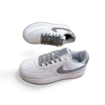 Basket_nike_Air_force_1_blanc-gris_28_à_37