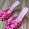 mules à talons pour femme