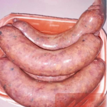 Grosses saucisses de porc - 1Kg - 8 Saucisses