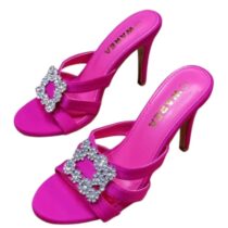 Mules à Talons - 37 à 40 - Rose