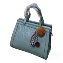 Sac à Main Moyen + une paire de sandale offerte - Collection - Bleu