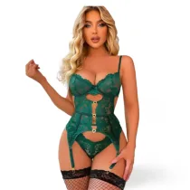Lingerie_femme_verte