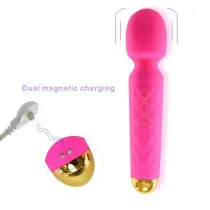 Vibro Masseur a forte vibration BQ106 - 10 Modes, Etanche, Rechargeable1 - Rose