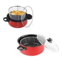 Casserole Friteuse 2 En 1 - 24cm - 4L