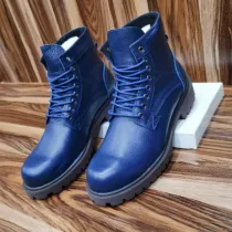 Botte Montante - Cuir - Pointures. 40 à 46 - Bleu