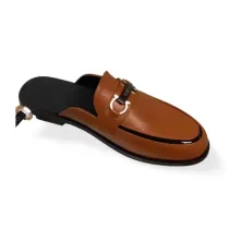 Mocassin mule homme - Gucci - Pointure 39 à 45 - Blanc et Marron - Blanche