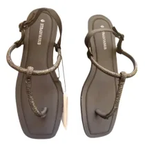 Pieds nues STRADIVARIUS - Générique - P.39 à 42 - Gris foncé
