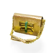 Sac à main Femme - Tomford - Motifs croco - Vert, rouge, jaune, noir - Jaune