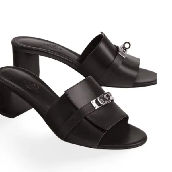 Sandale à talon Hermès noir Sandale_à_talon_Hermès