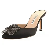Sandale à talons Manolo Blahnik - Générique - Pointure 37 à 42 - Noir