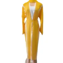 Robe Femme Abaya - longues manches avec hijab