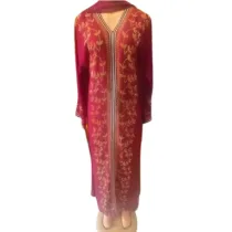 Robe Femme Abaya - longues manches avec hijab