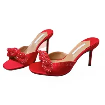 Sandales à talons Aquazzura Firenze - Générique - Pointures.37 à 42 - Rouge